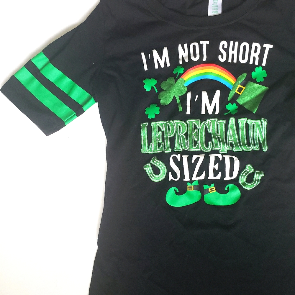 Leprechaun Size St. Patty's Day Tee - S